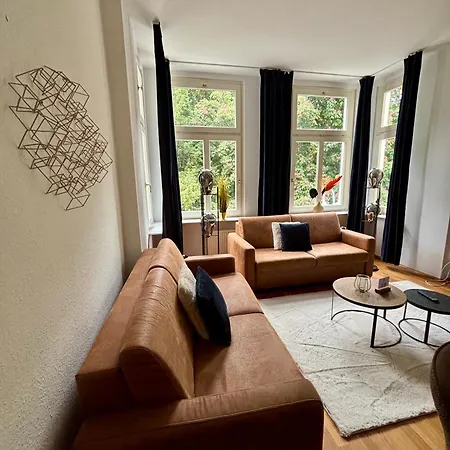 Apartmán Altbau-apartment 2 Sz Augustaplatz Kurpark & Gop Bad Oeynhausen
